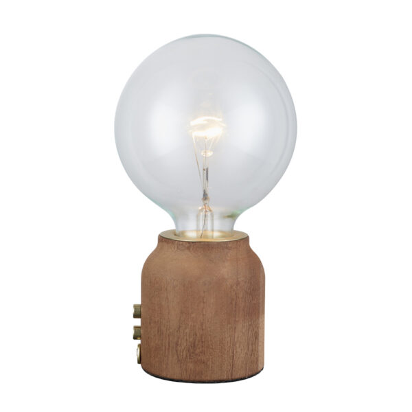 BASE ONE BORDLAMPE MØRKT TRÆ