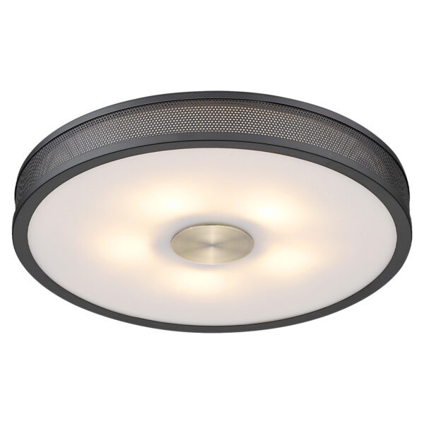 Frame ceiling Black Antique 5xG9 Metal Ø43cm