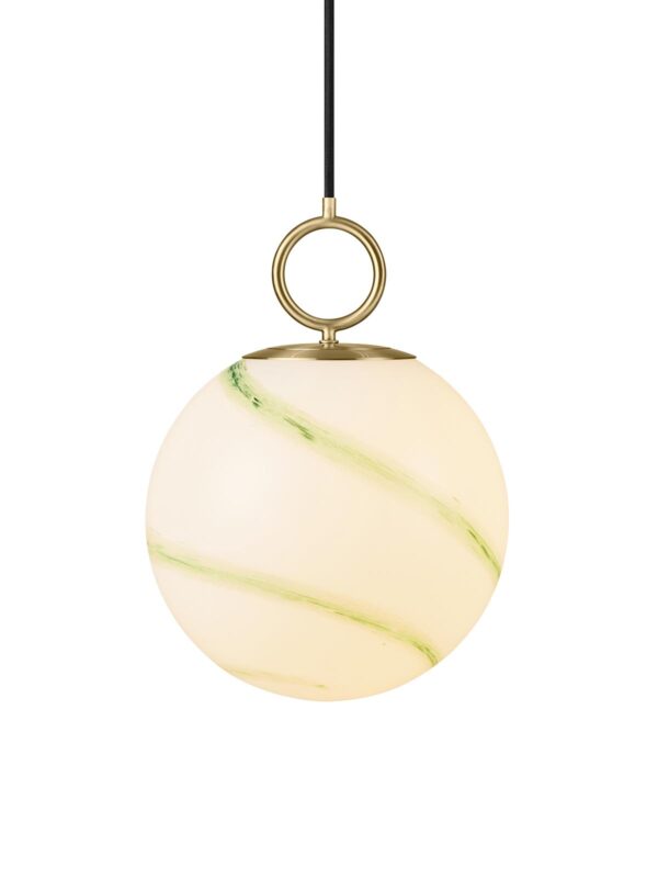 Stockholm - pendant lamp Ø24 - Marble Green