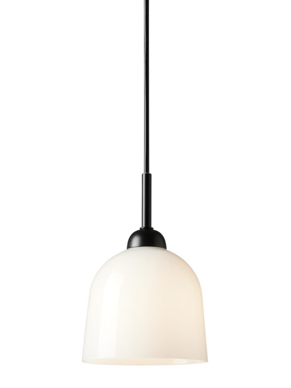 Glow Pendant Ø12 Opal, black