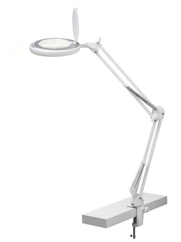 Magni Archi Clip Desk Lamp LED White